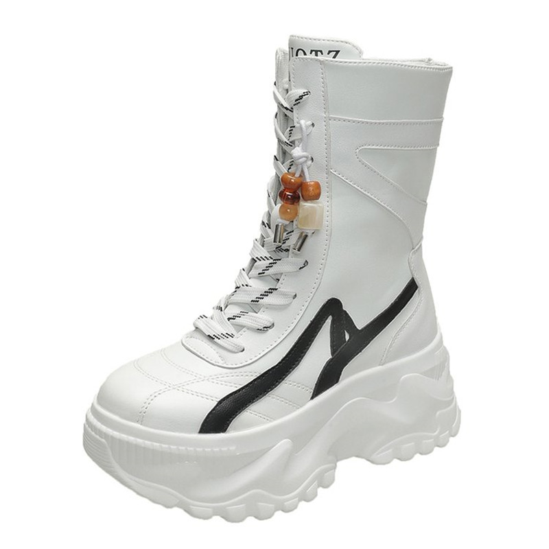 Sepatu Boots Wanita Baru 8CM M - Motorcycle Chain ulasan dan harga
