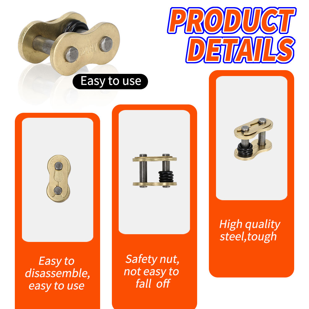 Rantai Motor Gesper Cincin Tau - 530 Chain ulasan dan harga