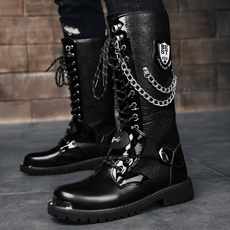 Sepatu Boots Pria Ukuran Besar - Motorcycle Chain ulasan dan harga
