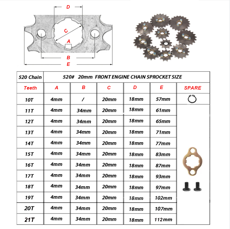 Rantai Sprocket Mesin Depan 52 - Xcm Chain ulasan dan harga