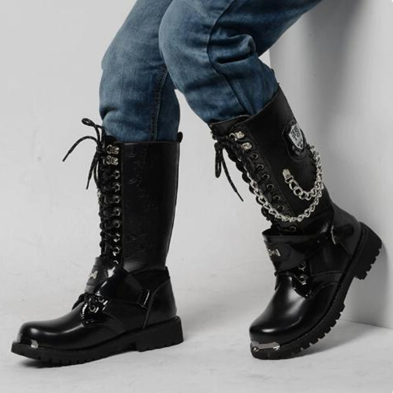 Sepatu Bot Motor Pria Model Mi - Steel Chain ulasan dan harga
